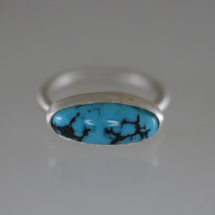 Reclaimed Turquoise Ring – Sterling Silver