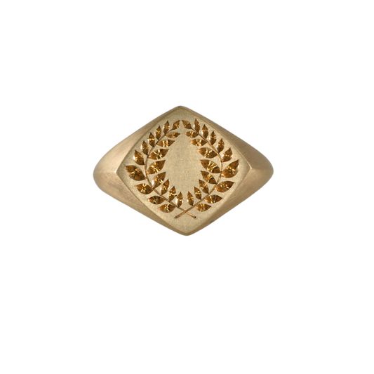 Laurel Signet Ring