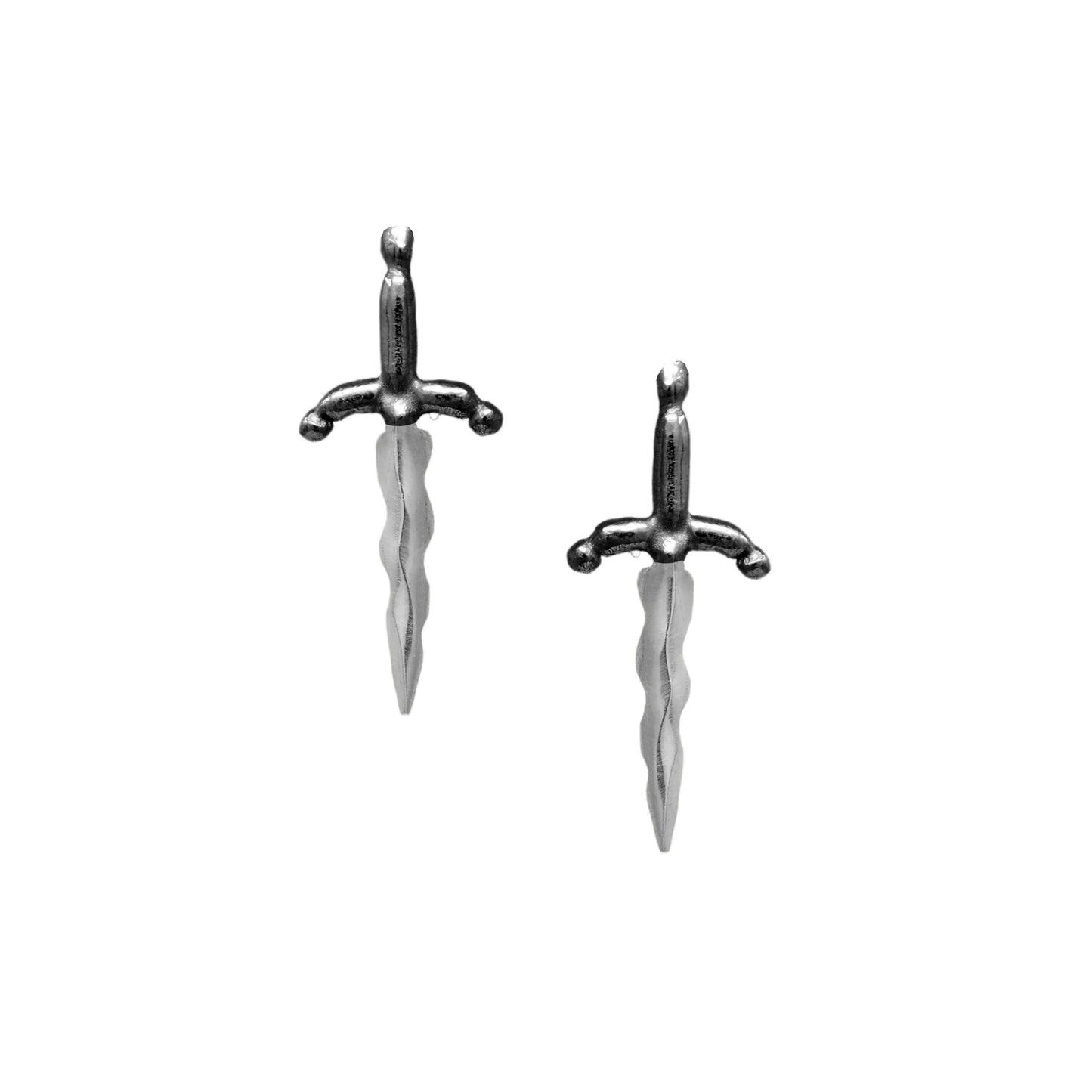 Wavy Dagger Studs