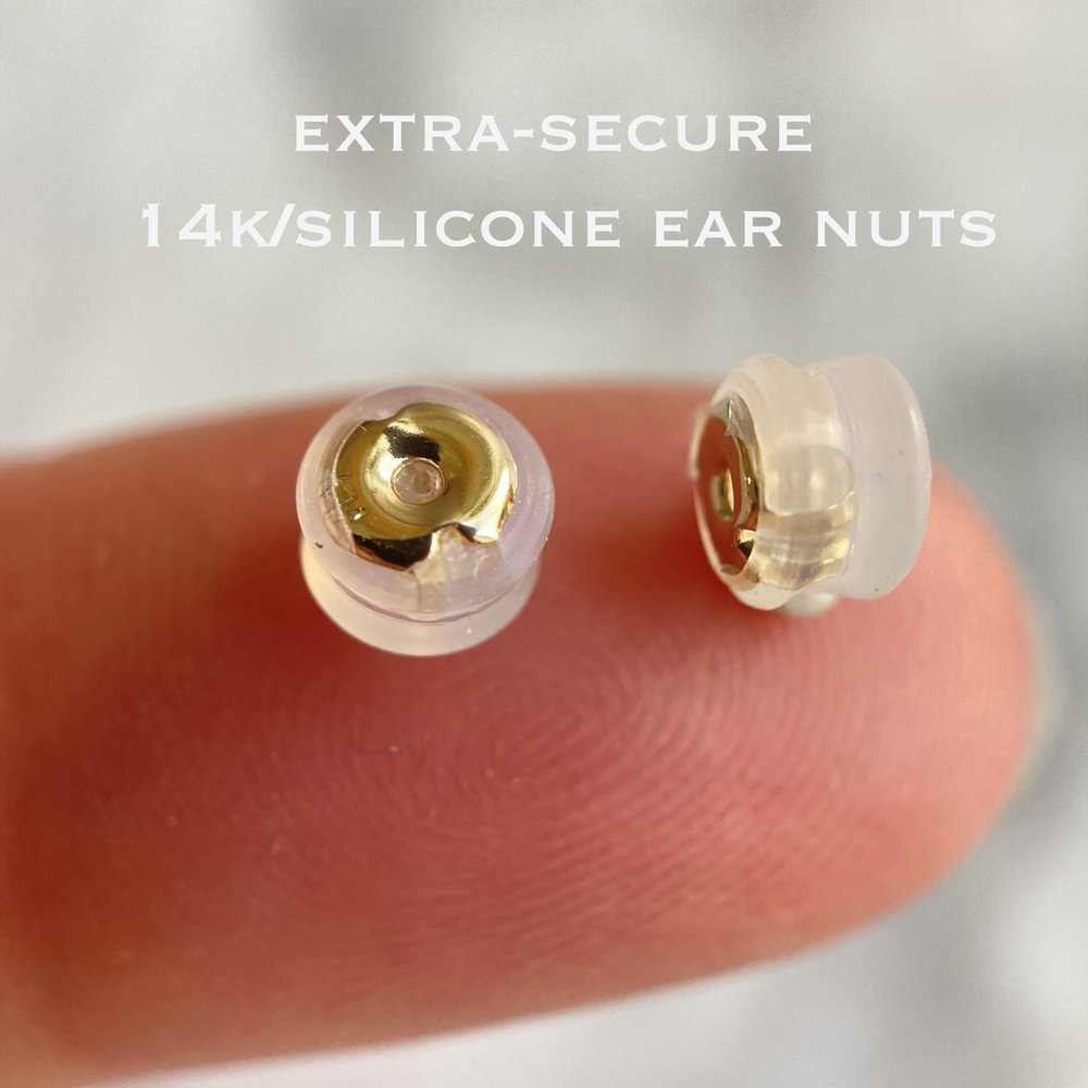 Tiny Moon Studs