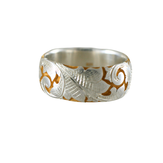 Wide Acanthus Ring