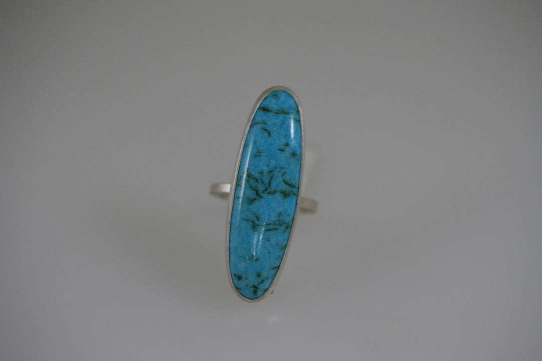 Campitos Turquoise Ring #1 – Sterling Silver