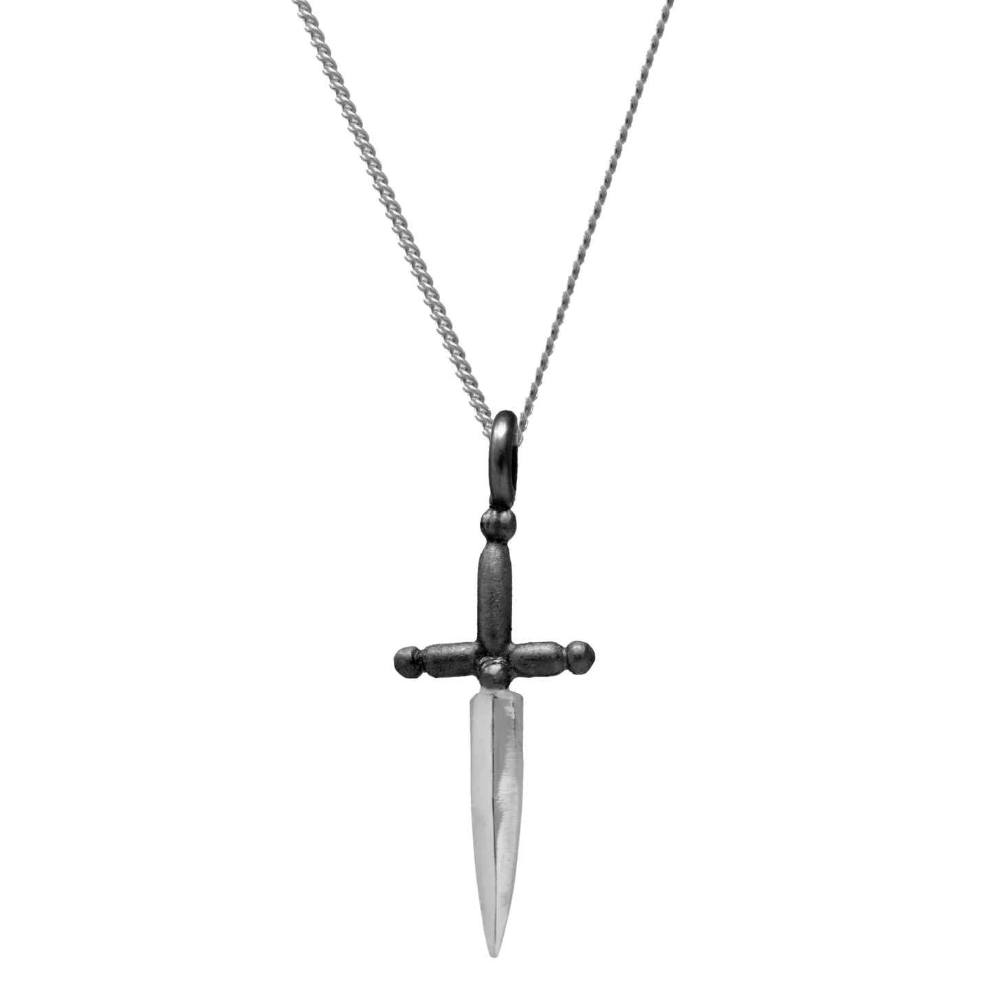 Mini Dagger Necklace – Sterling Silver