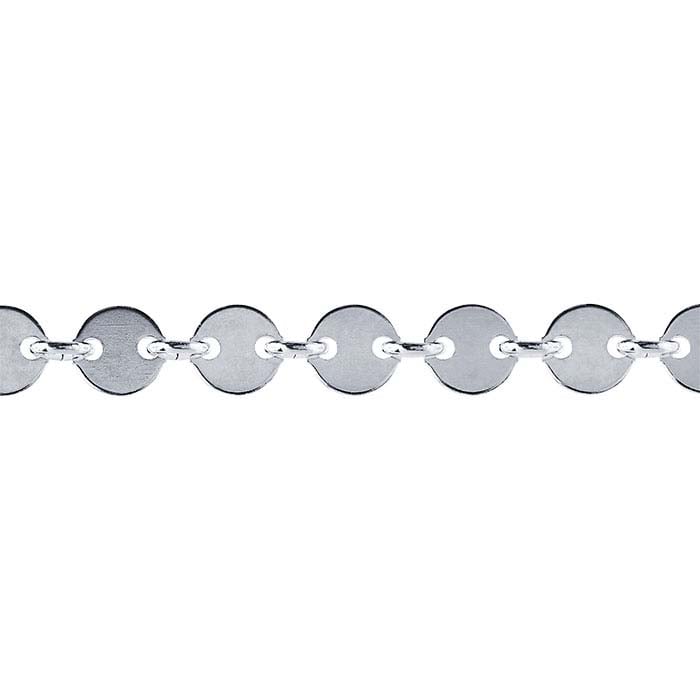 Circle Link Chain Necklace - Sterling Silver Round Link Chain