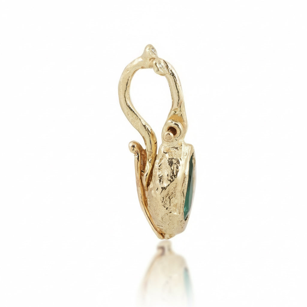 Petra Emerald Enhancer - 14k gold