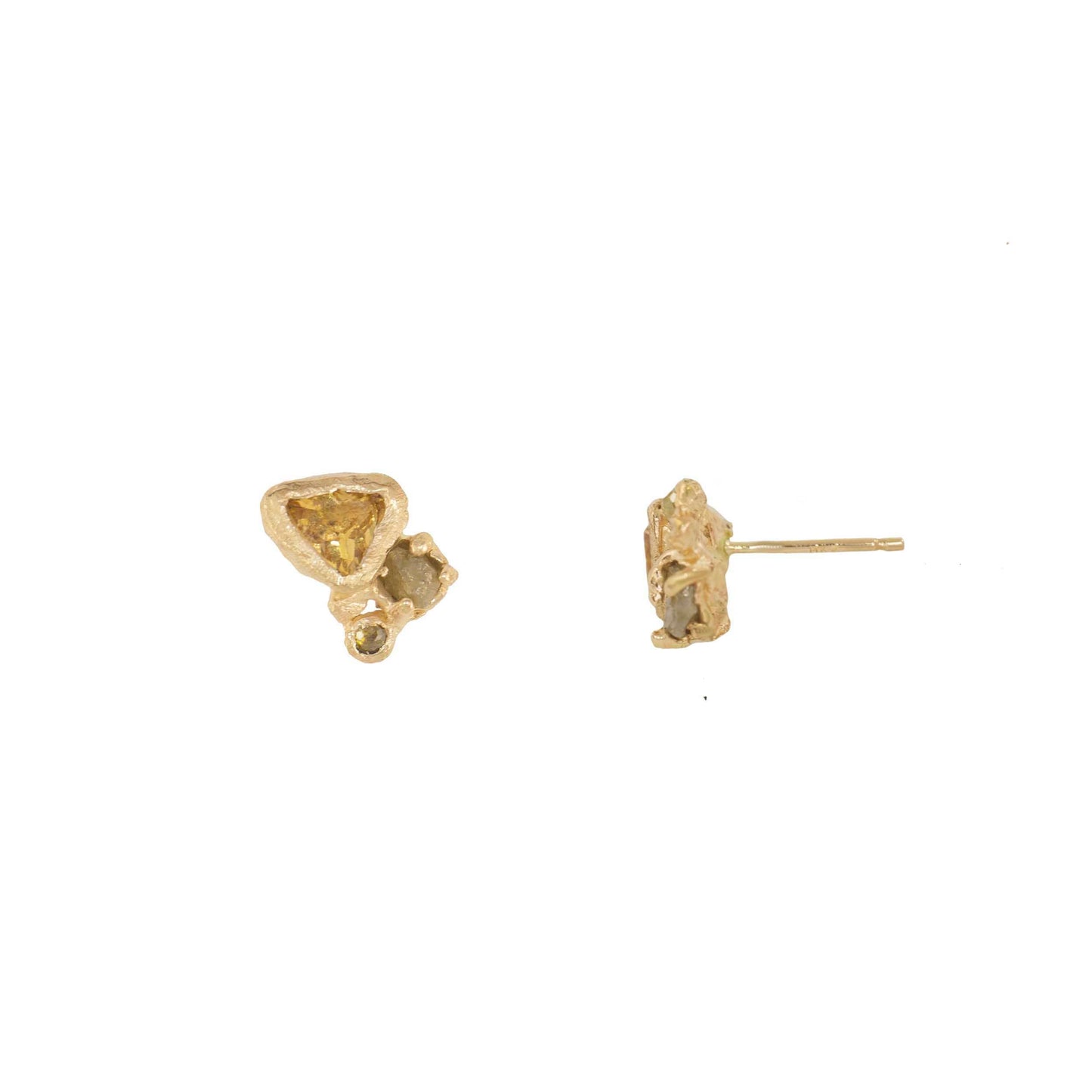 Citrine Petra Studs