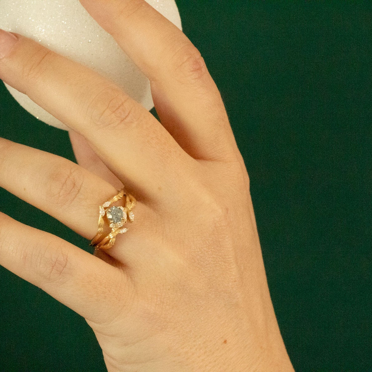 Aspen Diamond Band - 14k Gold