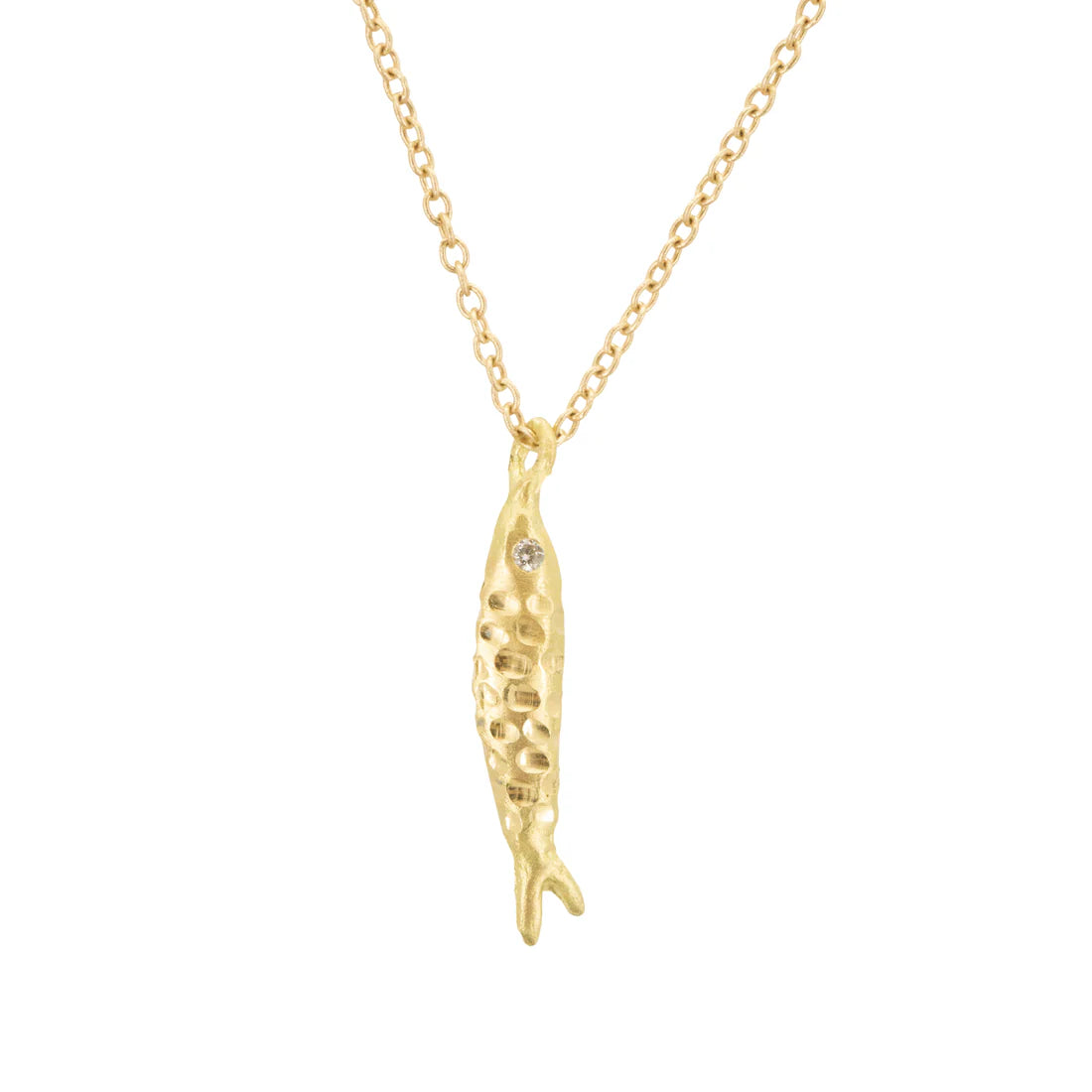 Engraved Pesca Pendant - Polka