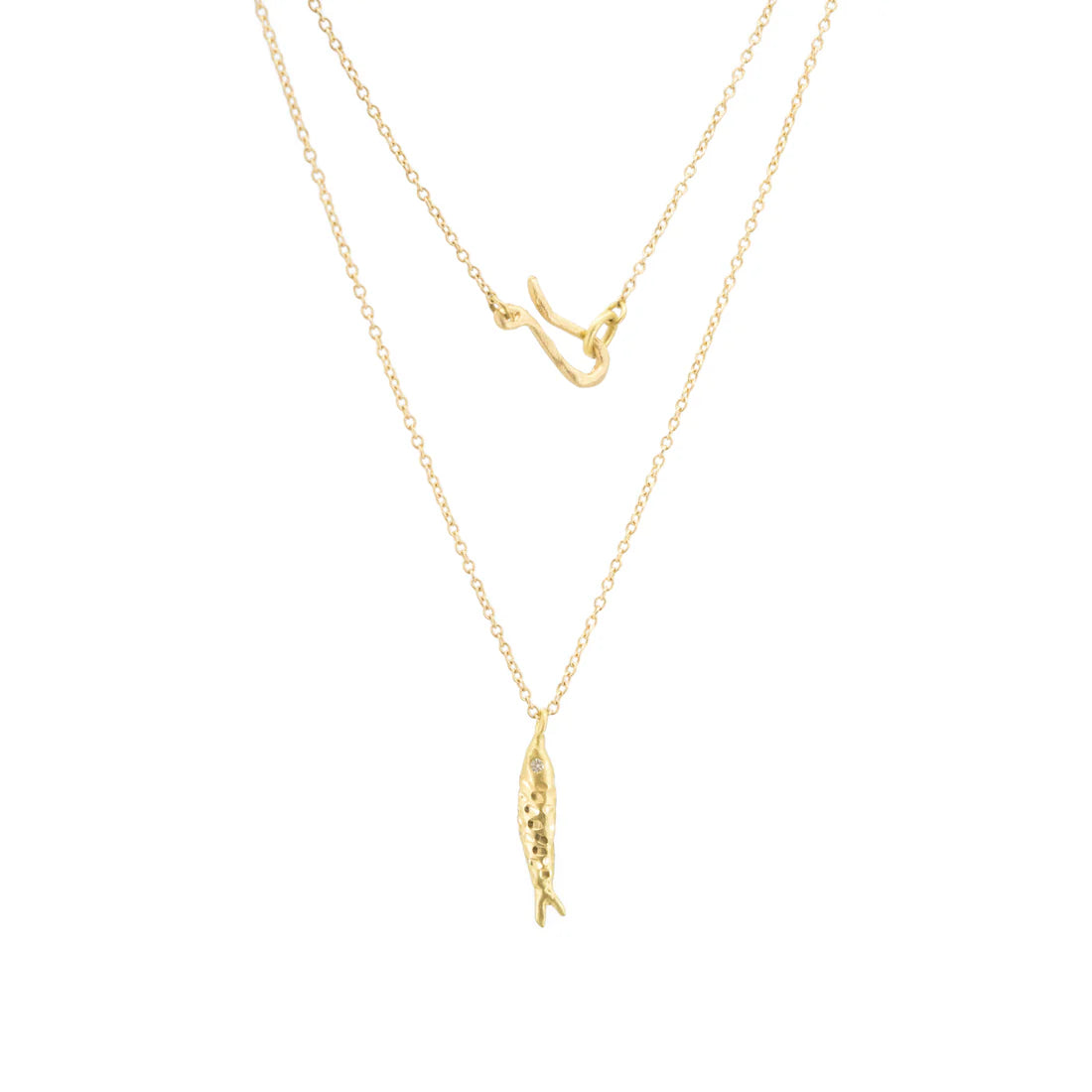 Engraved Pesca Pendant - Polka