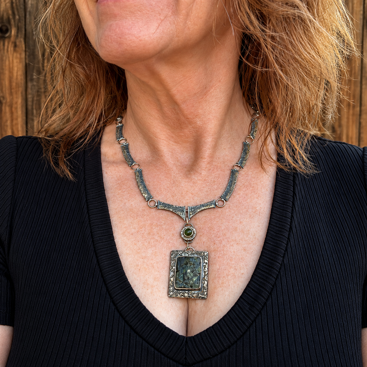 Auryn Green Tourmaline Talisman Necklace