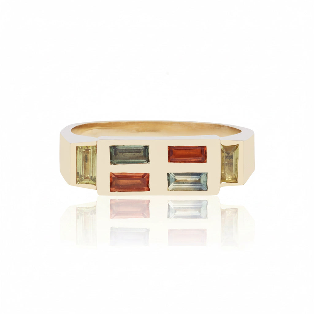 Hopscotch Ring - 14K Gold