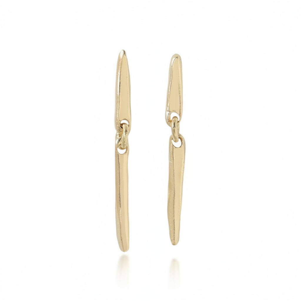 Smooth Spine Drops 14k - Short