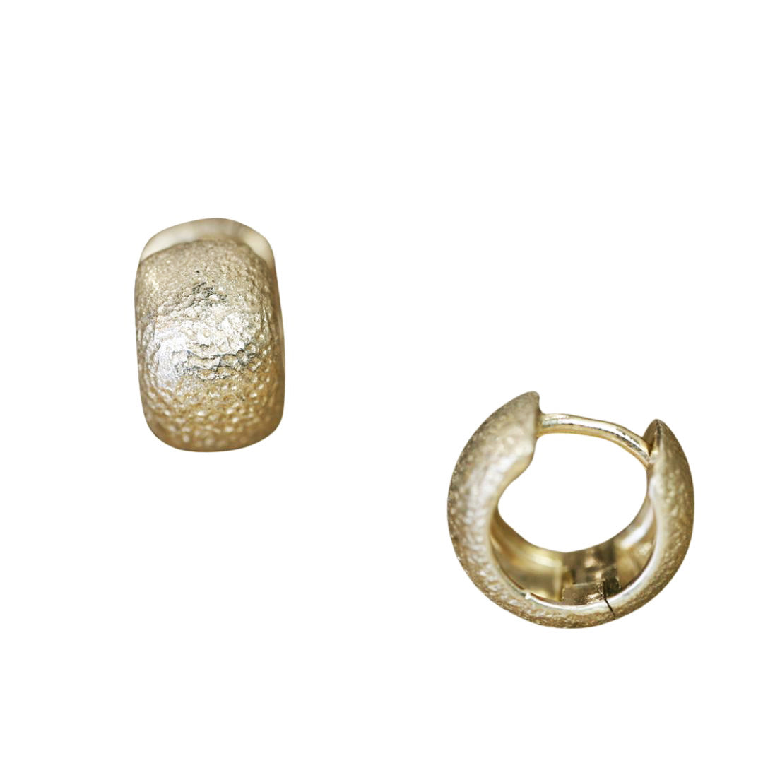 14k Big Clicker Hoops
