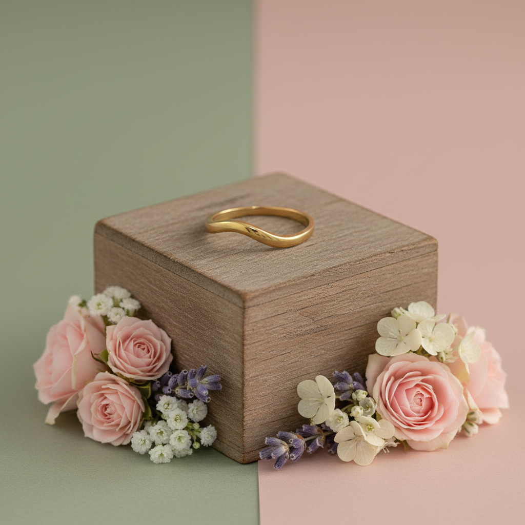 Thin Lana Band - 14k Gold Stackable Ring