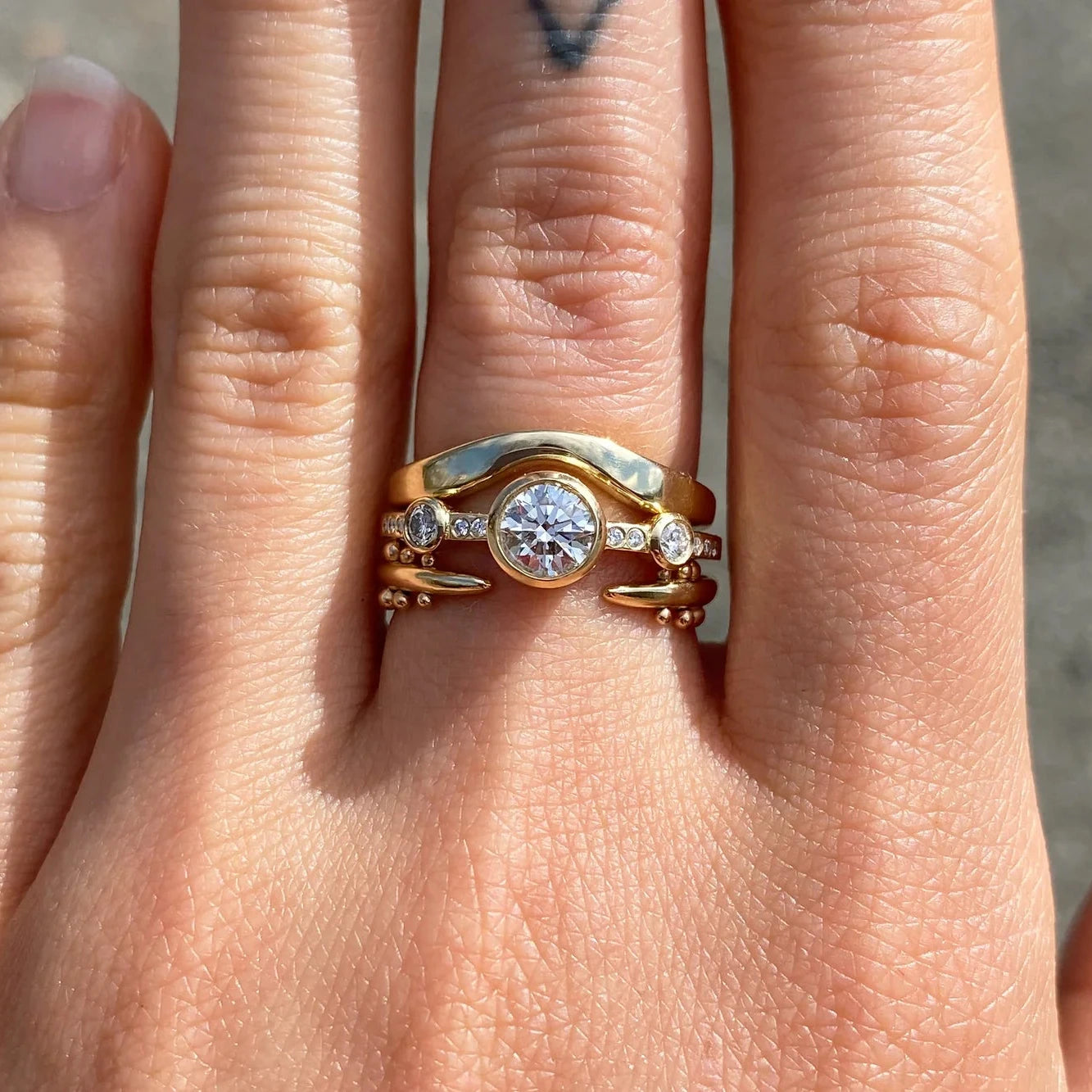 Plain Kuli Ring - 14k Yellow Gold