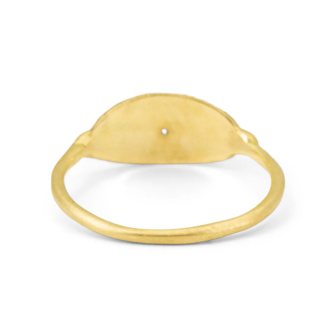 Petite Diamond Protector Ring – 18k Gold