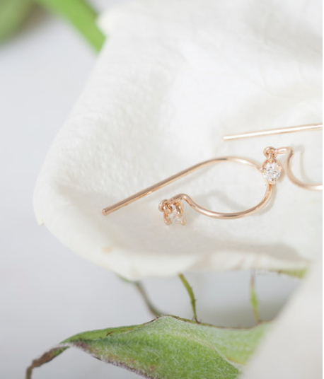 Elegant Jack + G Diamond Loopdie Earrings, perfect for everyday luxury