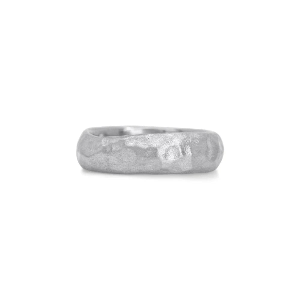 Sterling Silver Erosion Band Ring