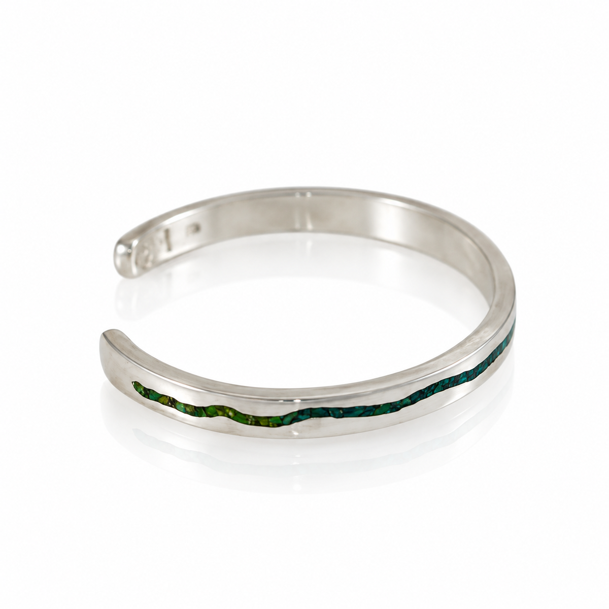 Rio Grande Inlay Cuff - Sterling Silver & Turquoise