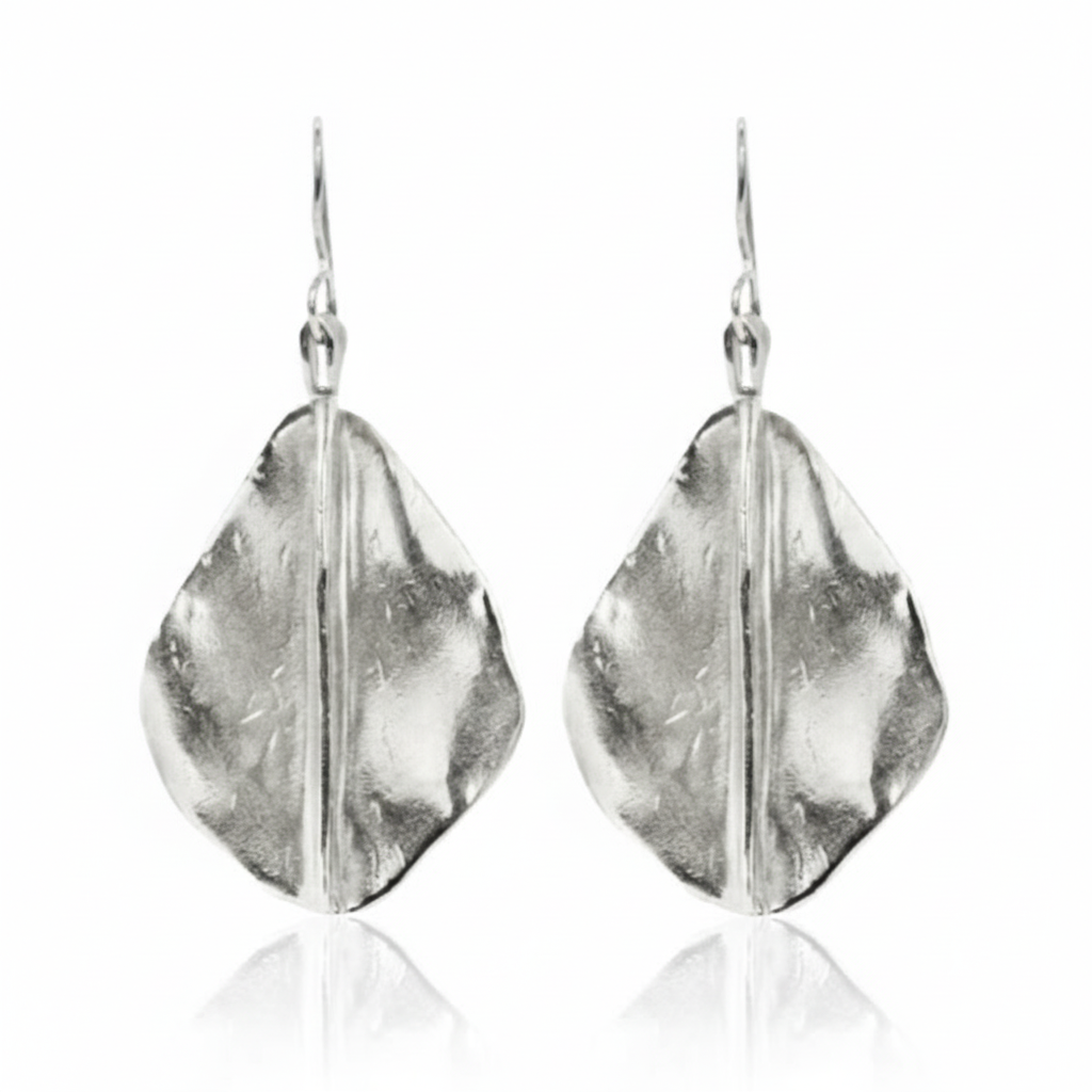 Silver Ridge Fan Earrings