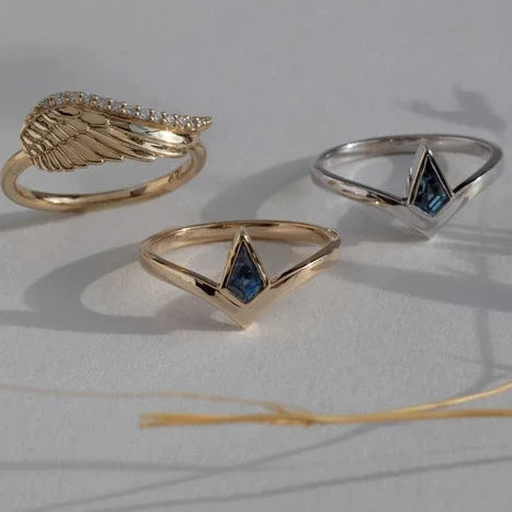 Kite Montana Sapphire Ring - 14K Gold
