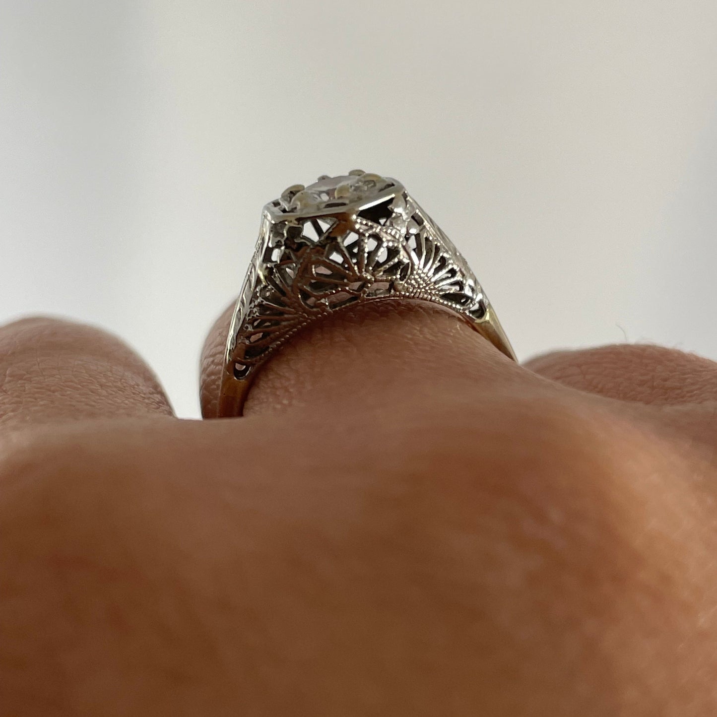 Estate Ring 2 - 14k White Gold & Diamonds