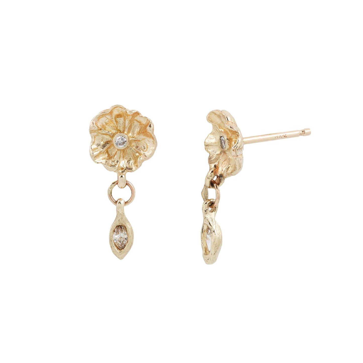 Efflorescent Diamond Dangles