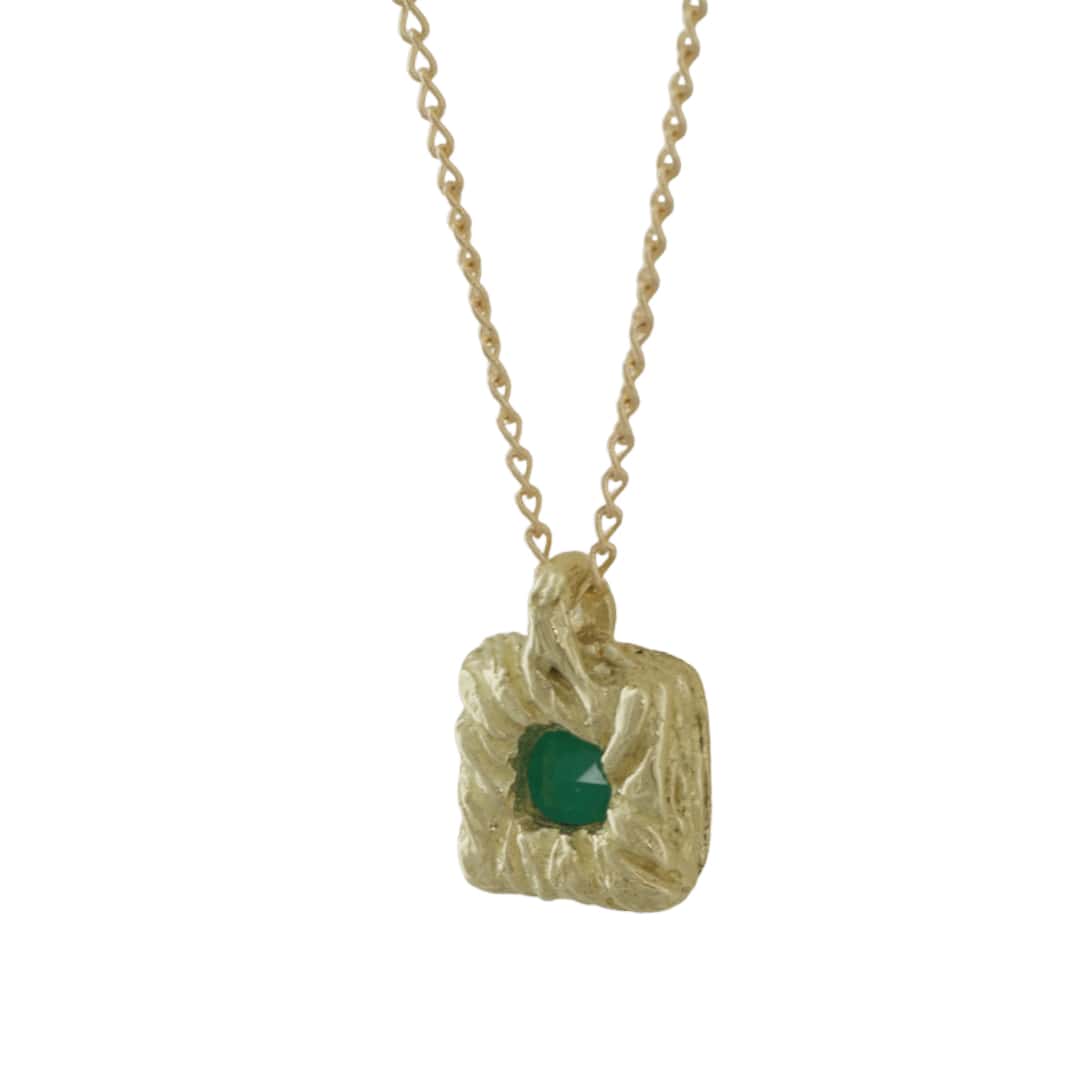 Emerald Sprig Necklace