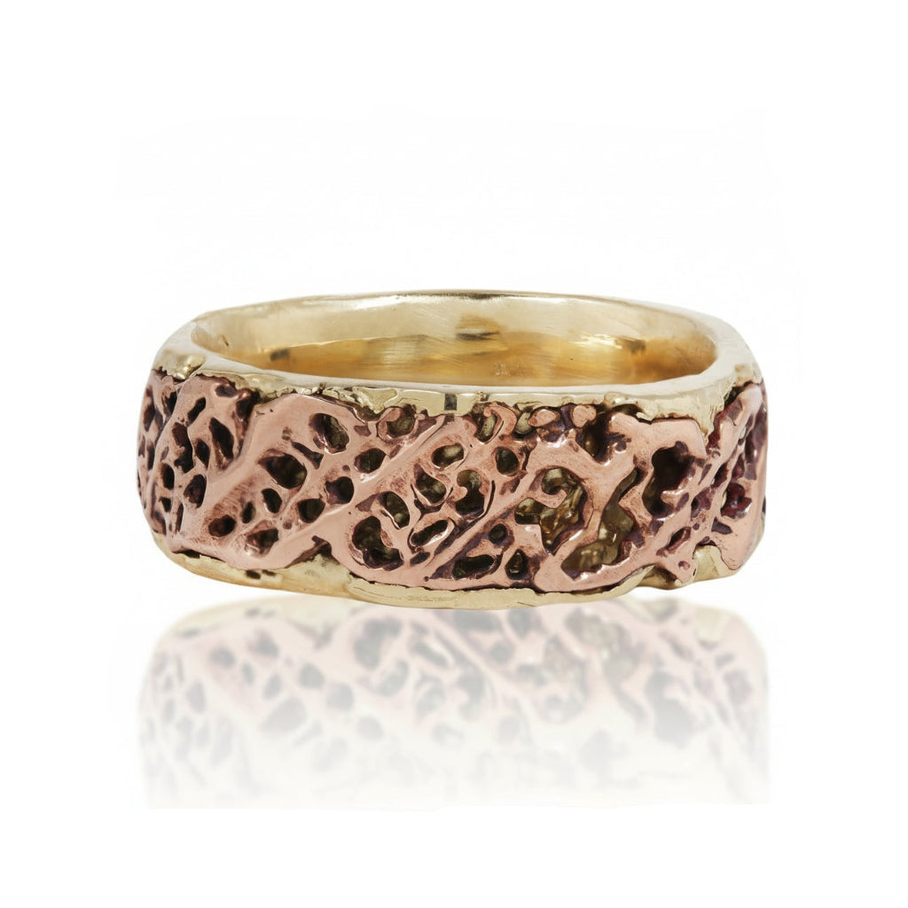 Two-Tone Litterfall Ring