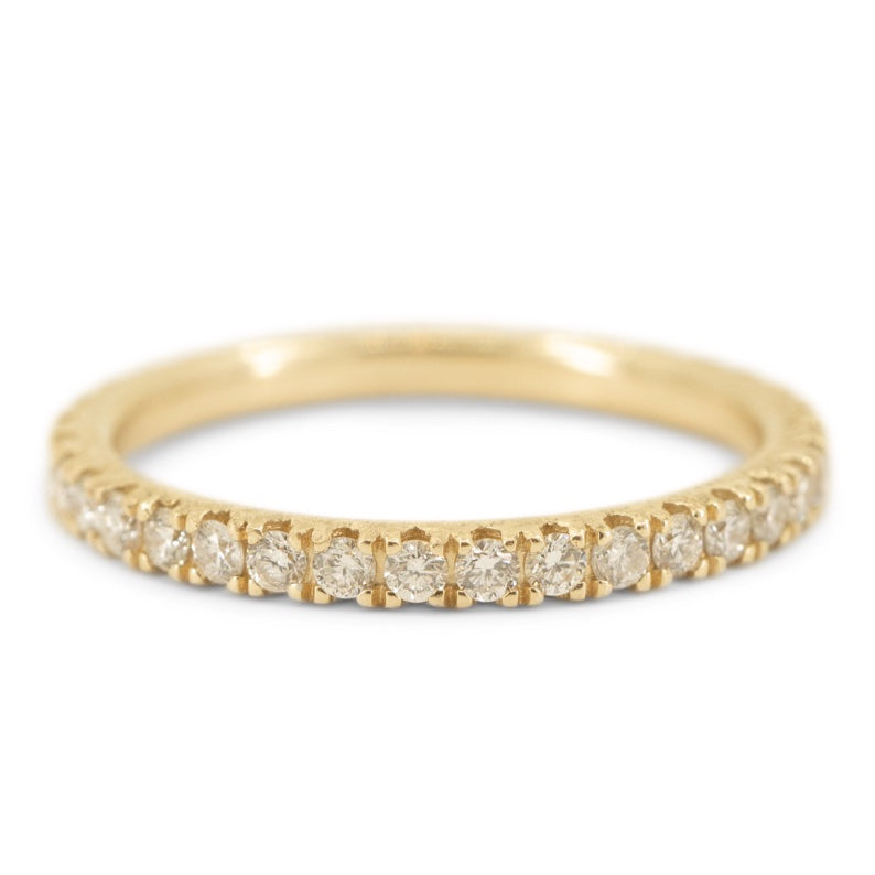Eternity Pave Band -14k
