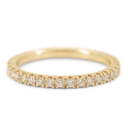 Eternity Pave Band -14k