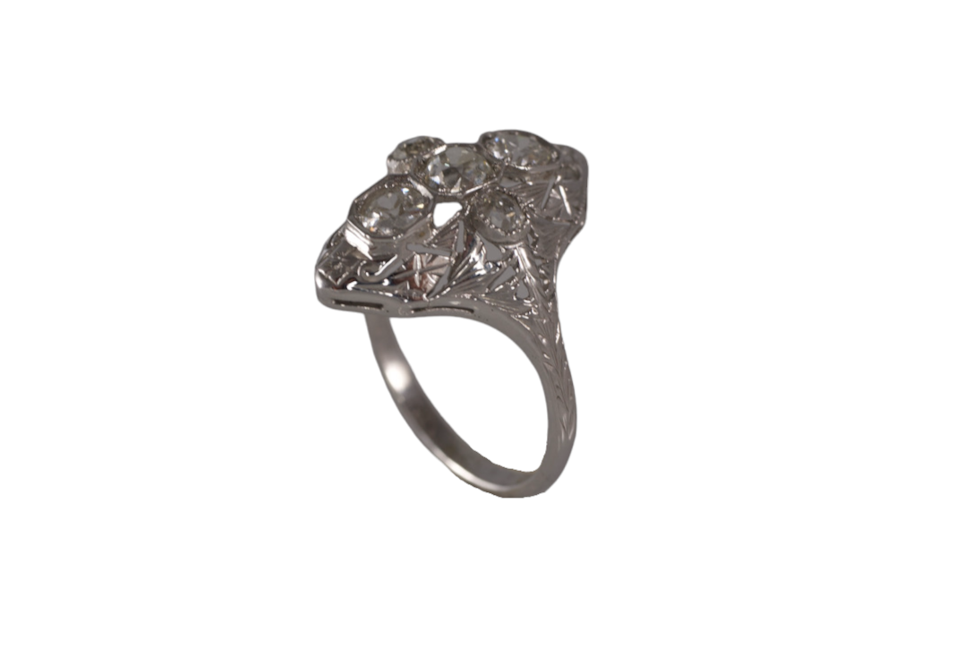 Estate Ring 1 - 18k White Gold