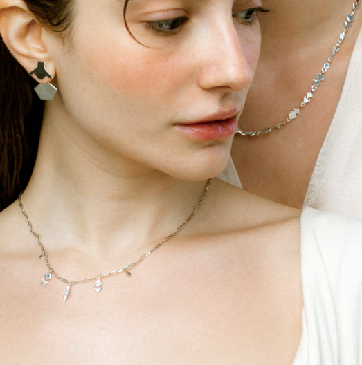 Hands on the Hips Medium – Silver Ear Jackets