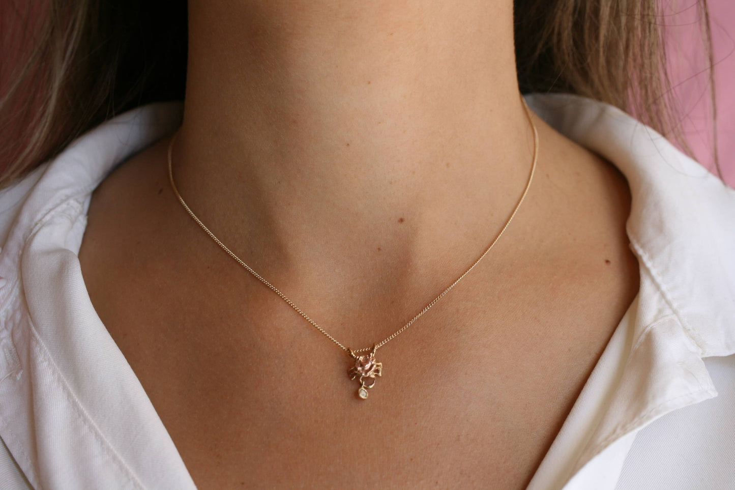 Petite Crab Pendant
