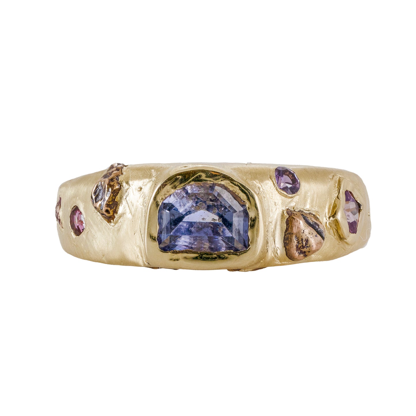 Myrrh Ring III- Purple Sapphires