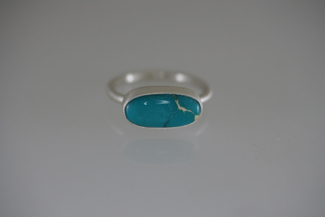 Reclaimed Turquoise Ring Size 9 (A)