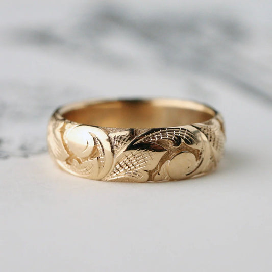 Slim Acanthus Ring