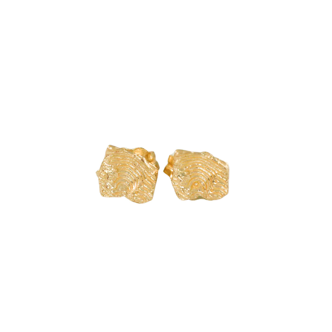 14k Gold Sandia Fragmented Studs