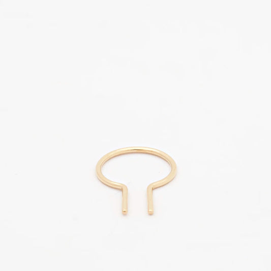 Loopdie Original – 14k Gold Minimalist Single Earring