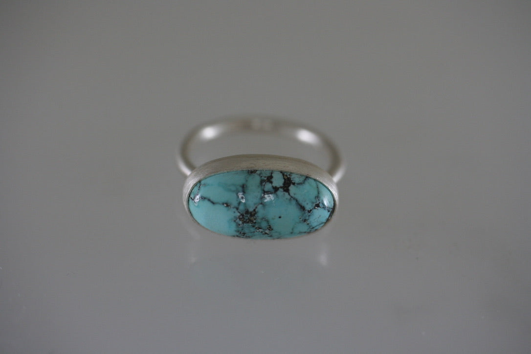 Reclaimed Turquoise Ring Size 8