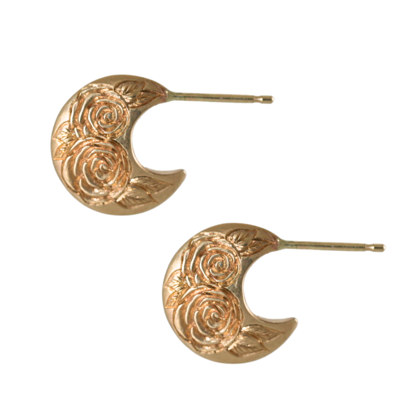 Beloved Rose Disc Hoops