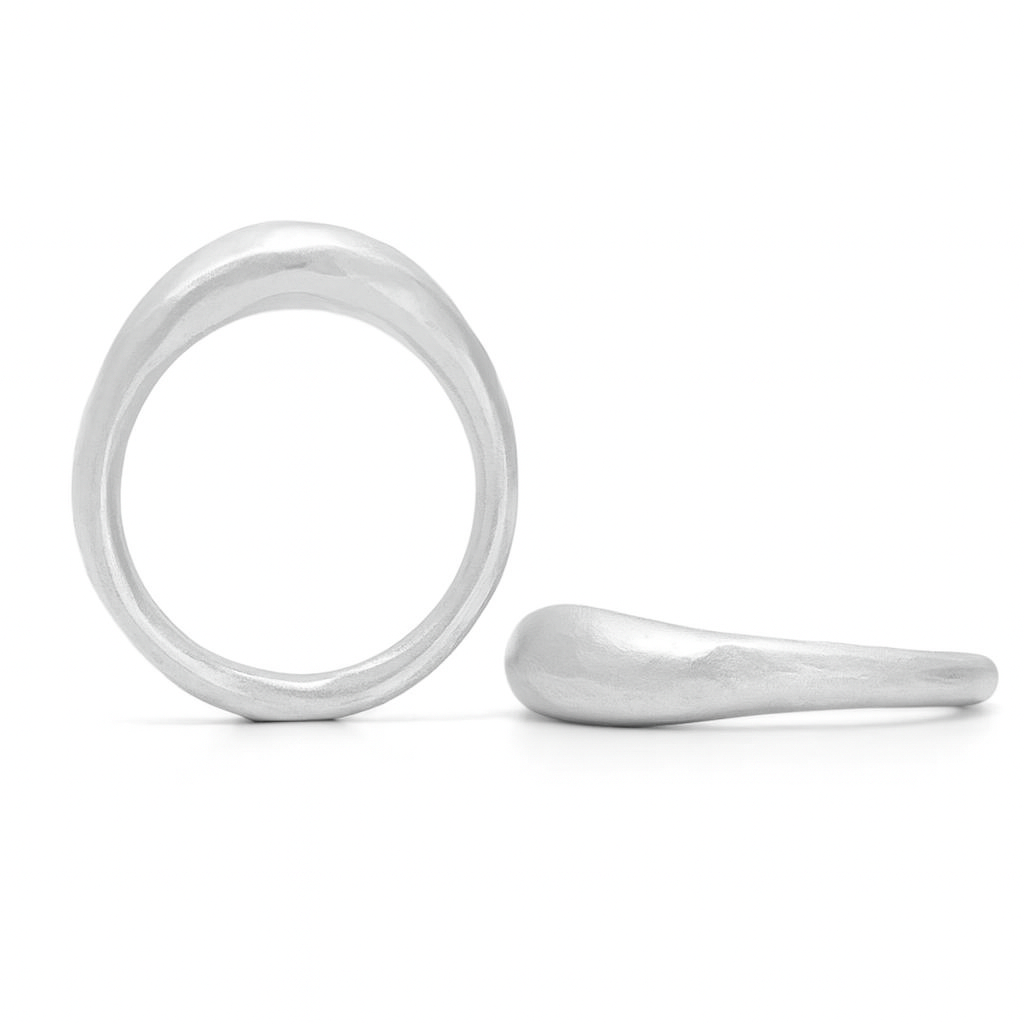 Ellipse Stacking Ring - Sterling Silver