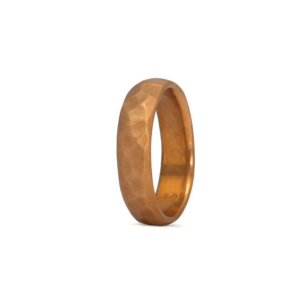 Bronze Carved Band Ring - Handcrafted Sculptural Bronze Jewelry – Teko ...