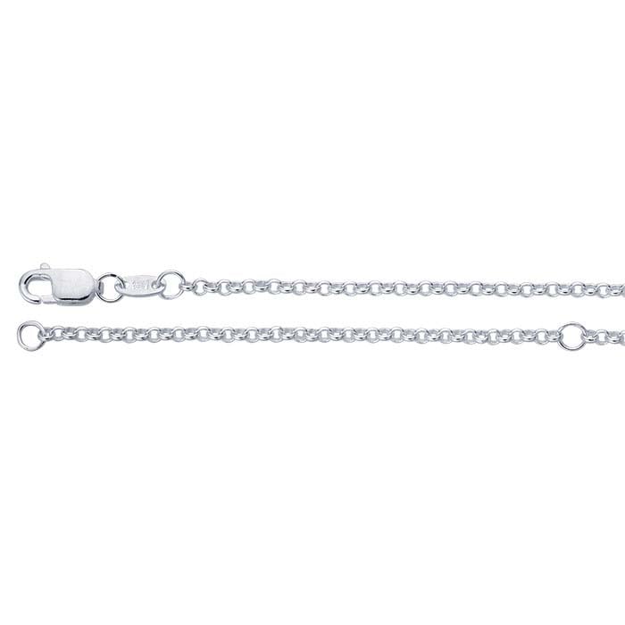 Rolo Chain Necklace - Sterling Silver Classic Cable Chain
