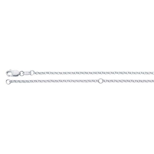 Rolo Chain Necklace - Sterling Silver Classic Cable Chain