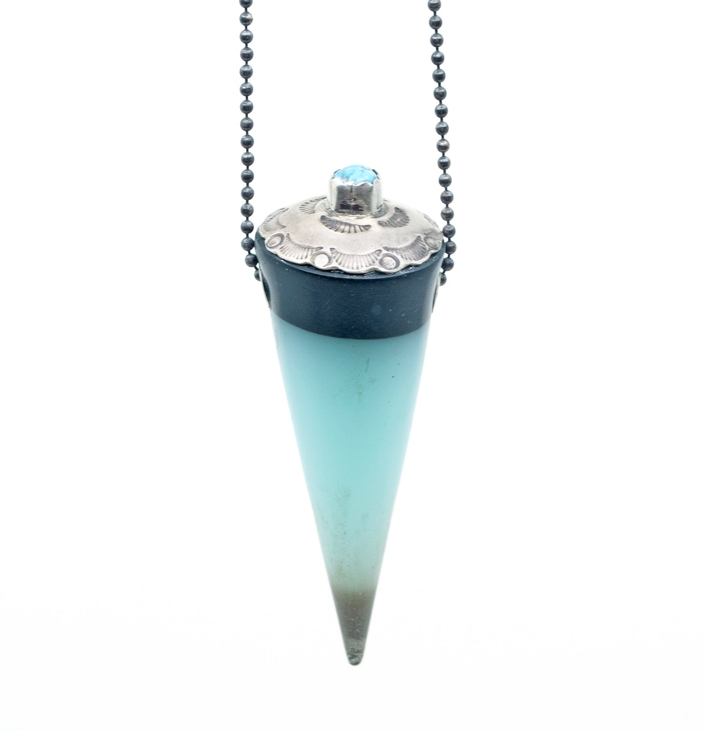 Turquoise Vortex Pendant - Alice Kresse, in collaboration with Daman and Marie Thompson