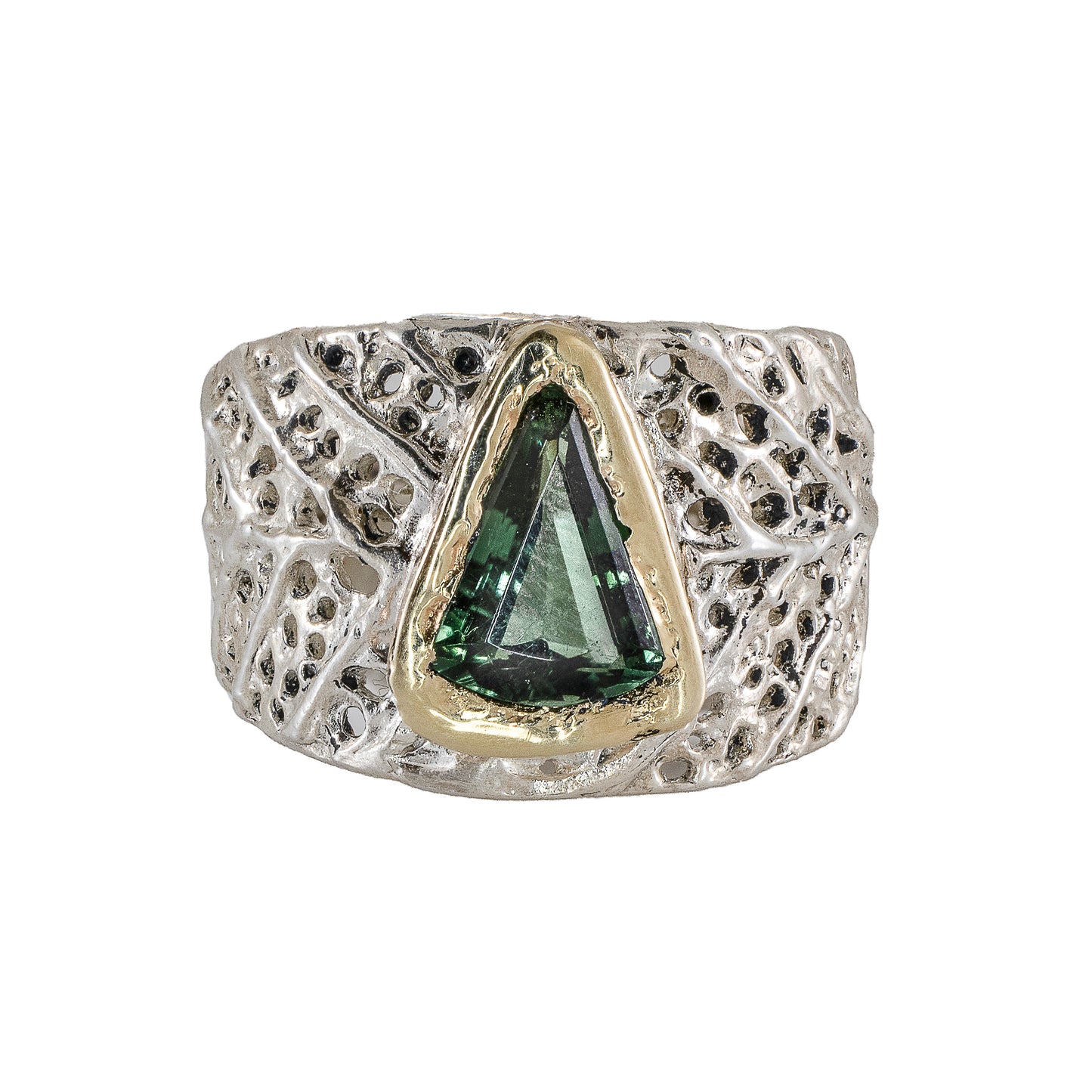 Tourmaline Adjustable Litter-fall Ring V