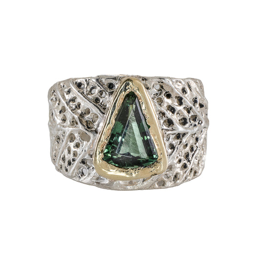 Tourmaline Adjustable Litter-fall Ring V
