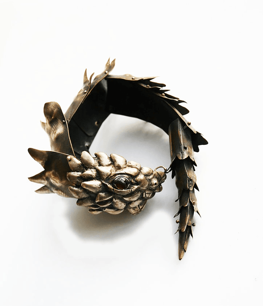 Kinetic Armadillo Lizard Bracelet