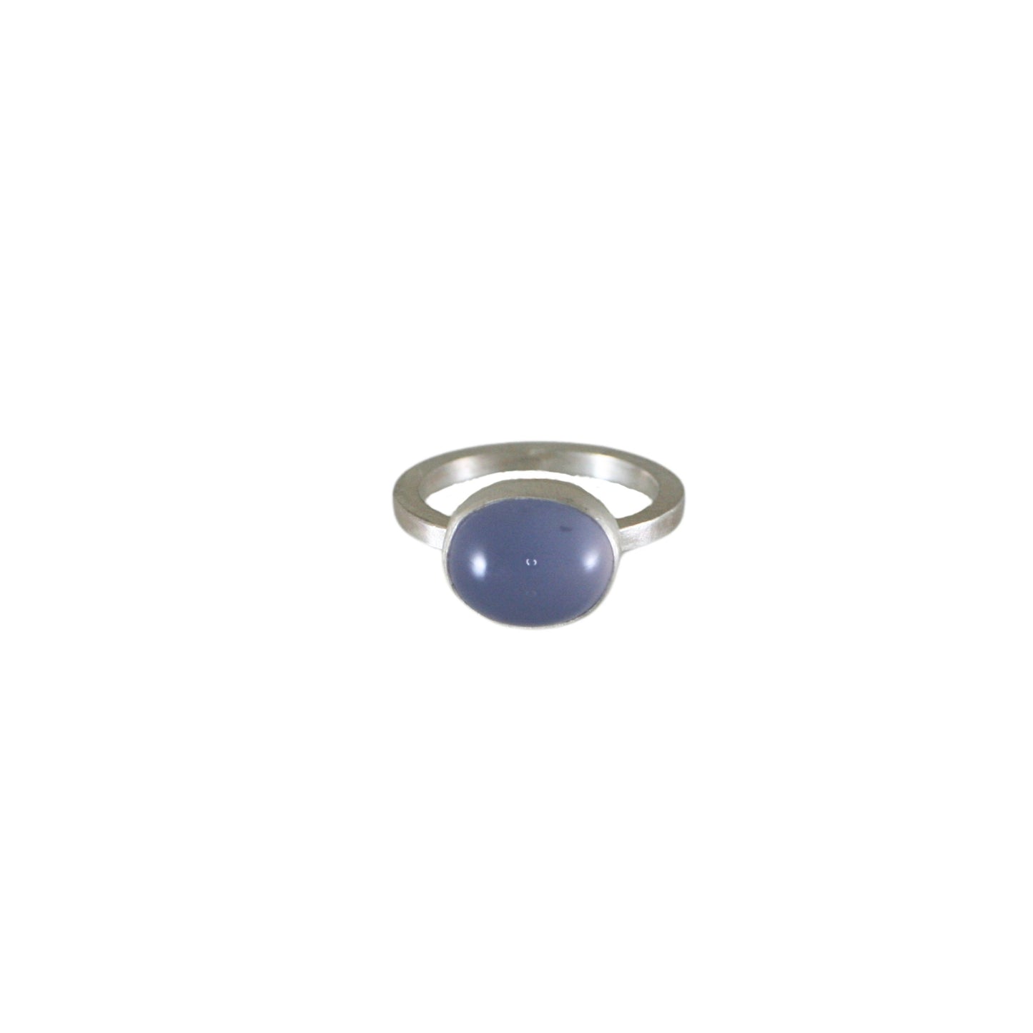 African Blue Chalcedony Ring